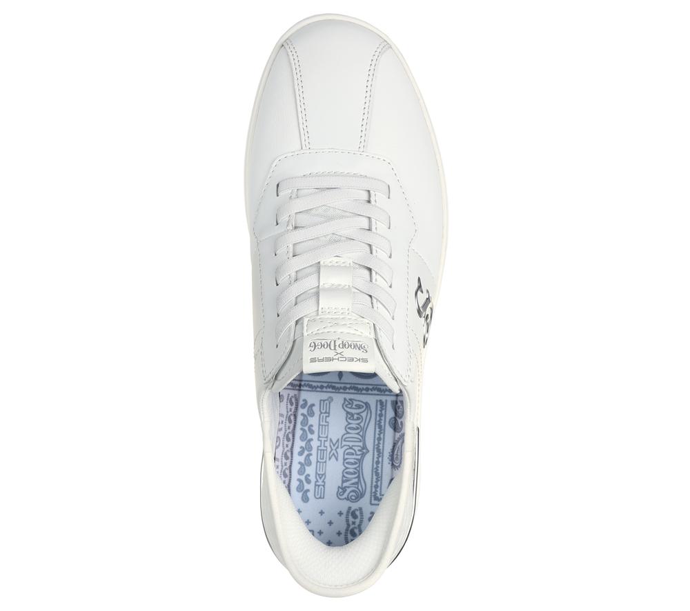 Men Skechers Slip-ins Snoop Dogg: Doggy Air Sneakers White  USA |  2947-WCGIV