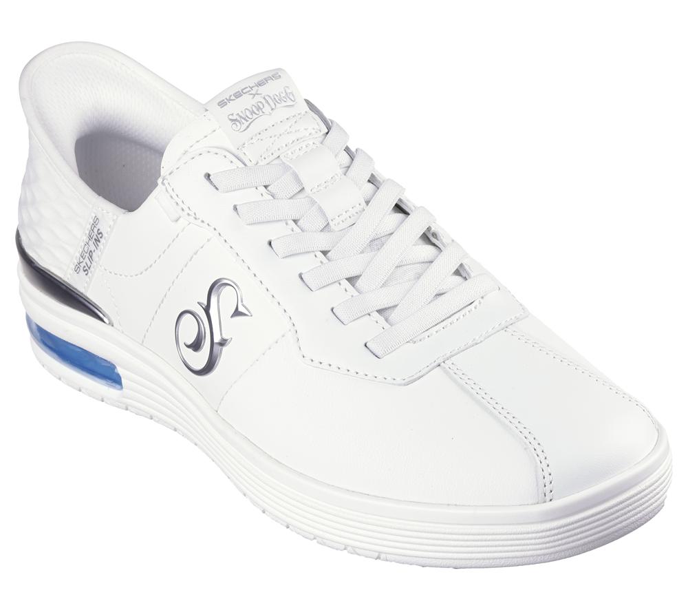 Men Skechers Slip-ins Snoop Dogg: Doggy Air Sneakers White  USA |  2947-WCGIV