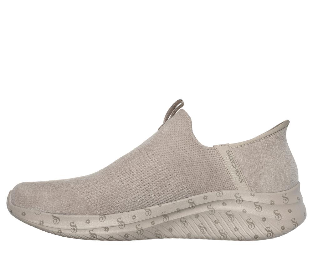 Men Skechers Slip-ins: Snoop Flex - Velvet Slip On Shoes Taupe Brown  USA |  0872-HUFSX