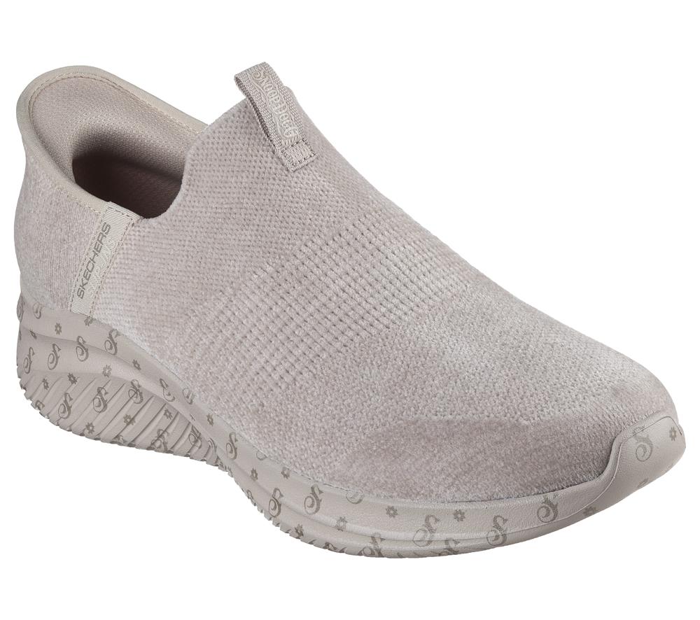 Men Skechers Slip-ins: Snoop Flex - Velvet Slip On Shoes Taupe Brown  USA |  0872-HUFSX