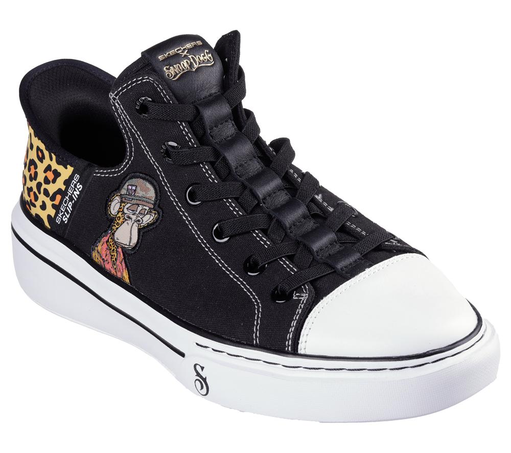 Men Skechers Slip-ins: Snoop One - Bombay Slip-in's Hands Free Slip Ins Black  USA |  5864-RMEDF