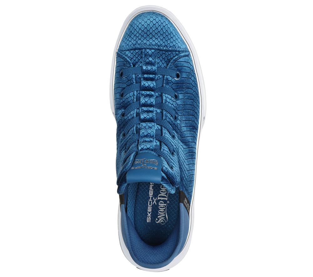 Men Skechers Slip-ins: Snoop One - Boss Life Velvet Hands Free Slip Ins Blue  USA |  2193-BZOSH