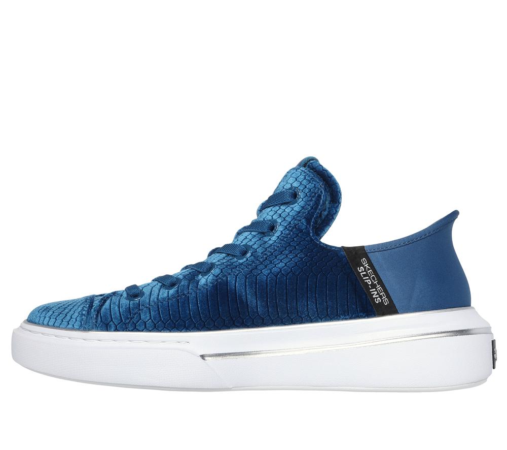 Men Skechers Slip-ins: Snoop One - Boss Life Velvet Hands Free Slip Ins Blue  USA |  2193-BZOSH