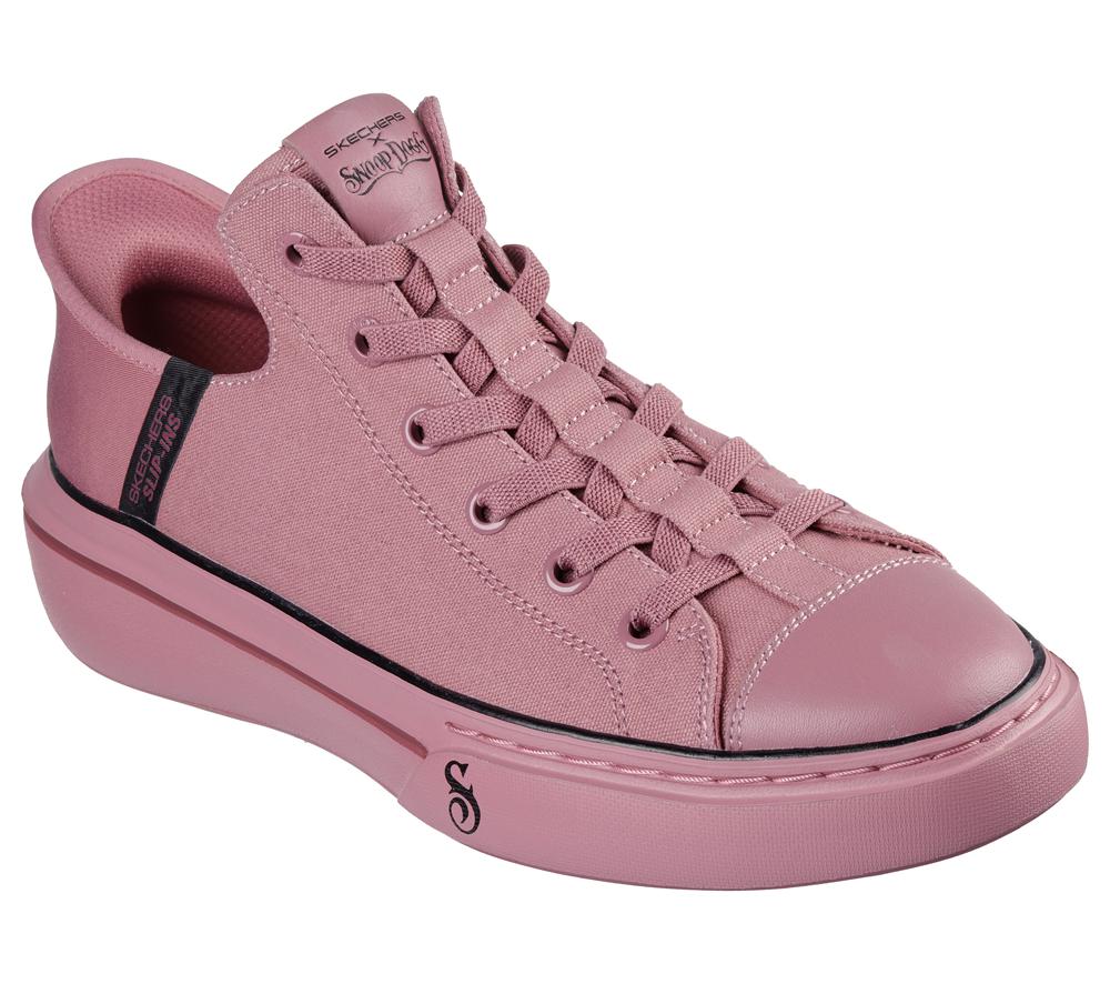 Men Skechers Slip-ins: Snoop One - Boss Life Canvas Canvas Shoes Rose  USA |  7684-UAPYW