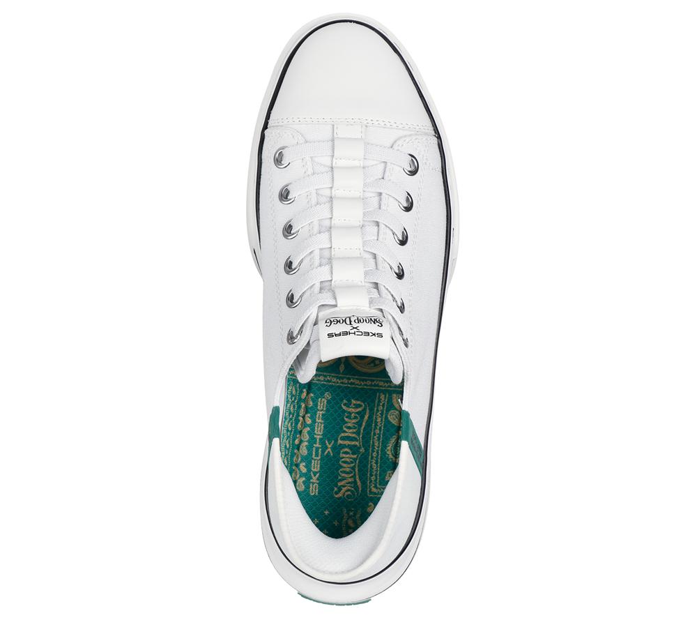 Men Skechers Slip-ins: Snoop One - Low Dogg Canvas Hands Free Slip Ins White  USA |  4372-PYFUE