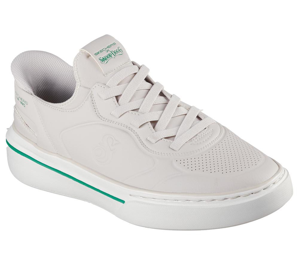 Men Skechers Slip-ins: Snoop One - Next Episode Hands Free Slip Ins Off White  USA |  8796-YSFUW