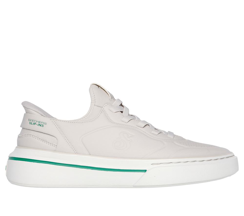 Men Skechers Slip-ins: Snoop One - Next Episode Hands Free Slip Ins Off White  USA |  8796-YSFUW