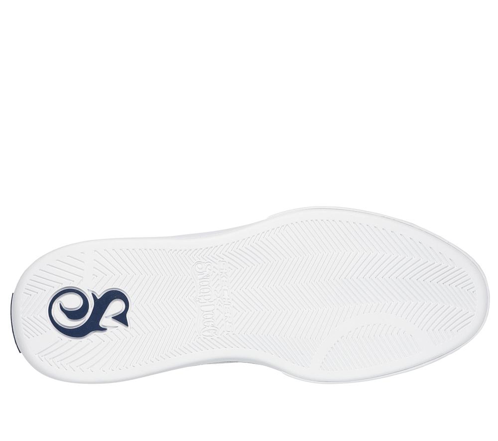 Men Skechers Slip-ins: Snoop One - OG Canvas Sneakers White / Navy  USA |  4103-ZNOLG