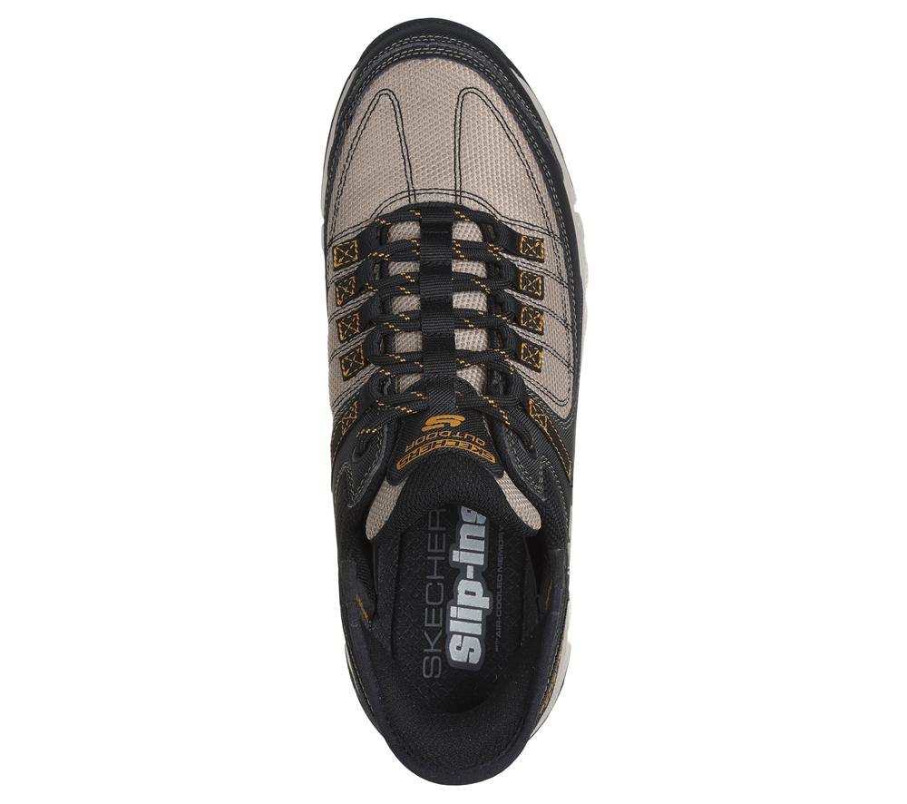 Men Skechers Slip-ins: Summits AT Slip On Shoes Taupe / Black  USA |  1825-LXOWH