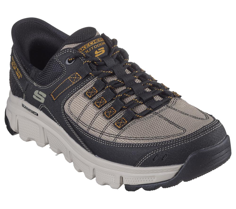 Men Skechers Slip-ins: Summits AT Slip On Shoes Taupe / Black  USA |  1825-LXOWH