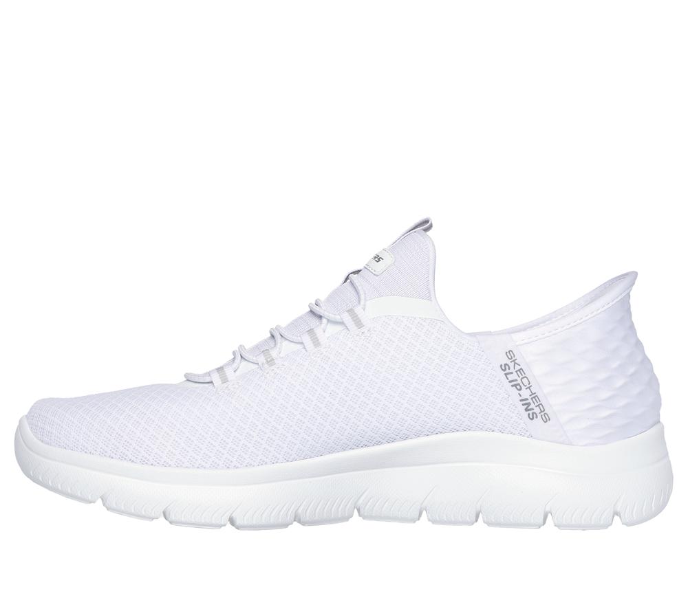 Men Skechers Slip-ins: Summits - High Range Slip On Shoes White  USA |  9256-XFJEH
