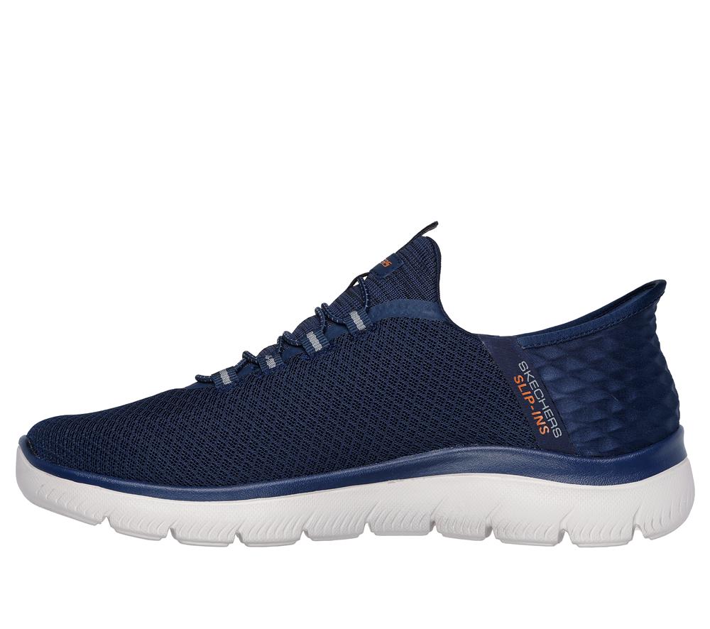 Men Skechers Slip-ins: Summits - High Range Hands Free Slip Ins Navy  USA |  3512-JGHOA