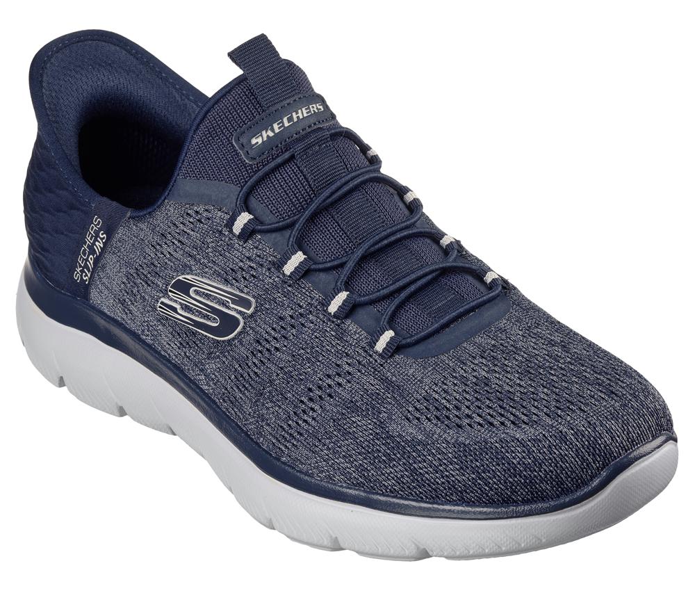 Men Skechers Slip-ins: Summits - Key Pace Slip On Shoes Navy  USA |  8317-YGBOK