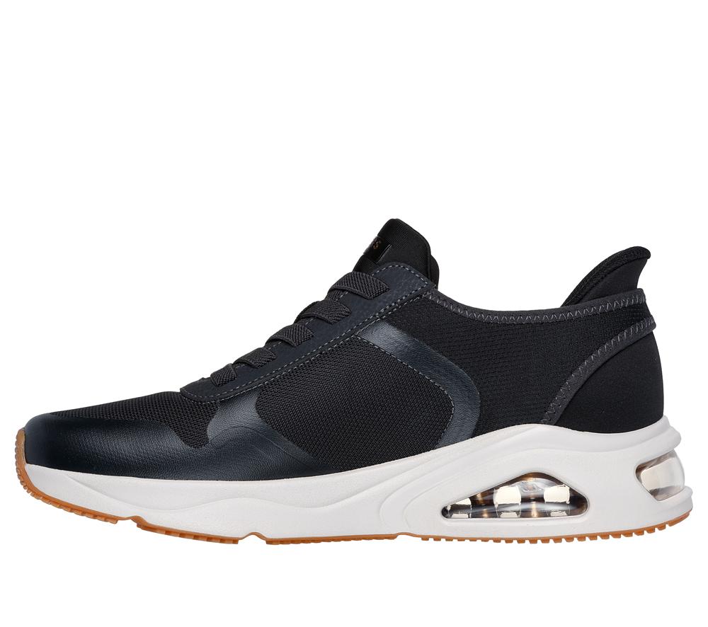 Men Skechers Slip-ins: Tres-Air Uno - Necessairy Hands Free Slip Ins Black  USA |  8623-VTKGU