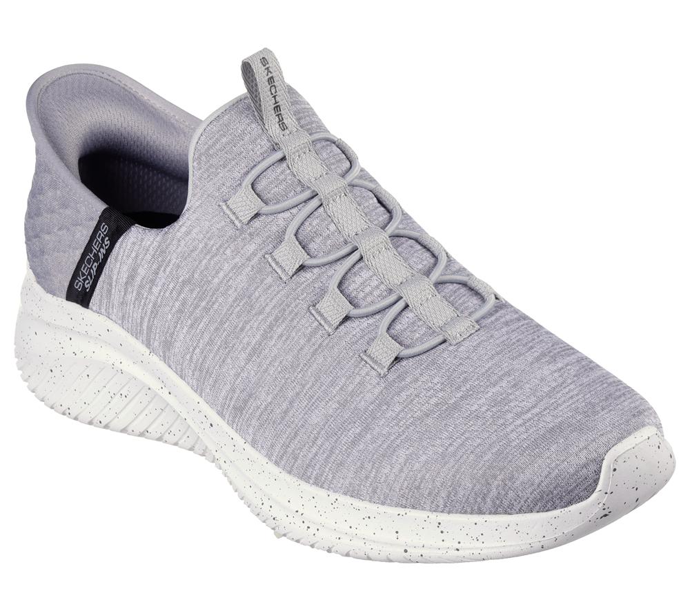 Men Skechers Slip-ins: Ultra Flex 3.0 - Right Away Sneakers Grey  USA |  9452-JNDVP