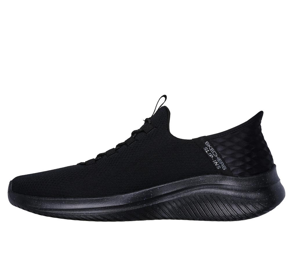 Men Skechers Slip-ins: Ultra Flex 3.0 - Right Away Slip On Shoes Black  USA |  7386-RAIDV