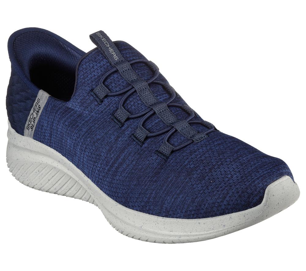Men Skechers Slip-ins: Ultra Flex 3.0 - Right Away Hands Free Slip Ins Navy  USA |  3962-KBPLW