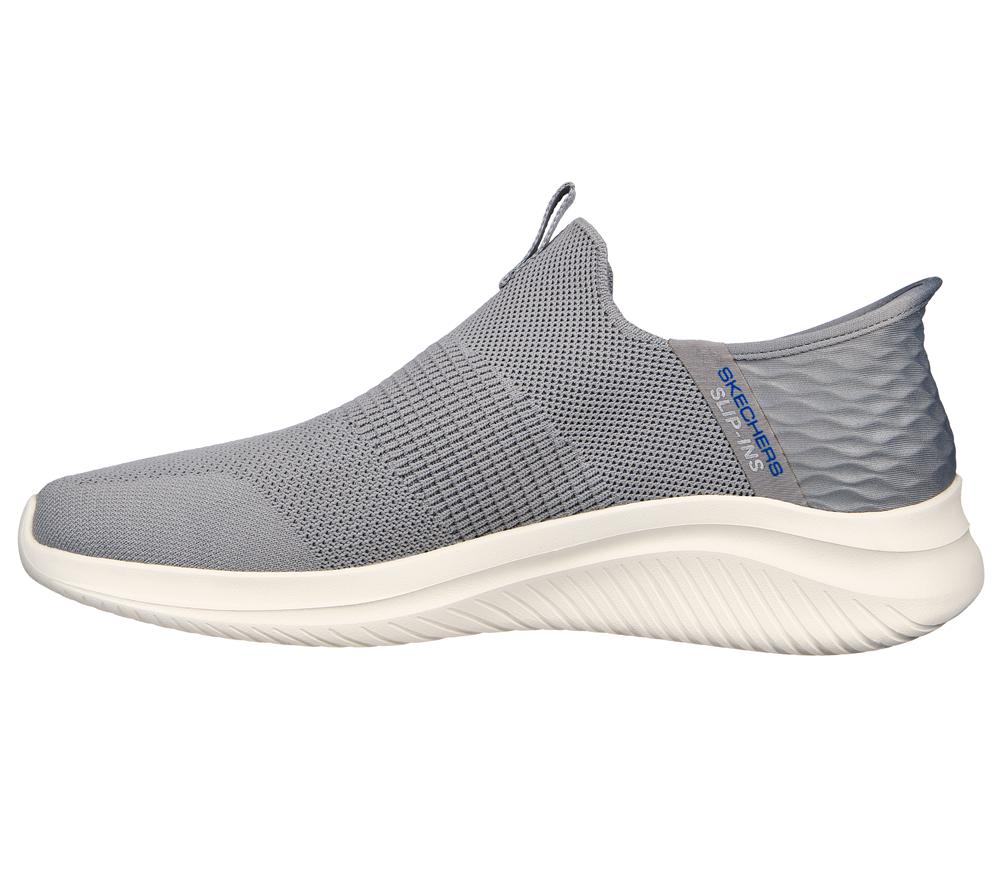 Men Skechers Slip-ins: Ultra Flex 3.0 - Smooth Step Slip On Shoes Grey  USA |  3586-FOMDL