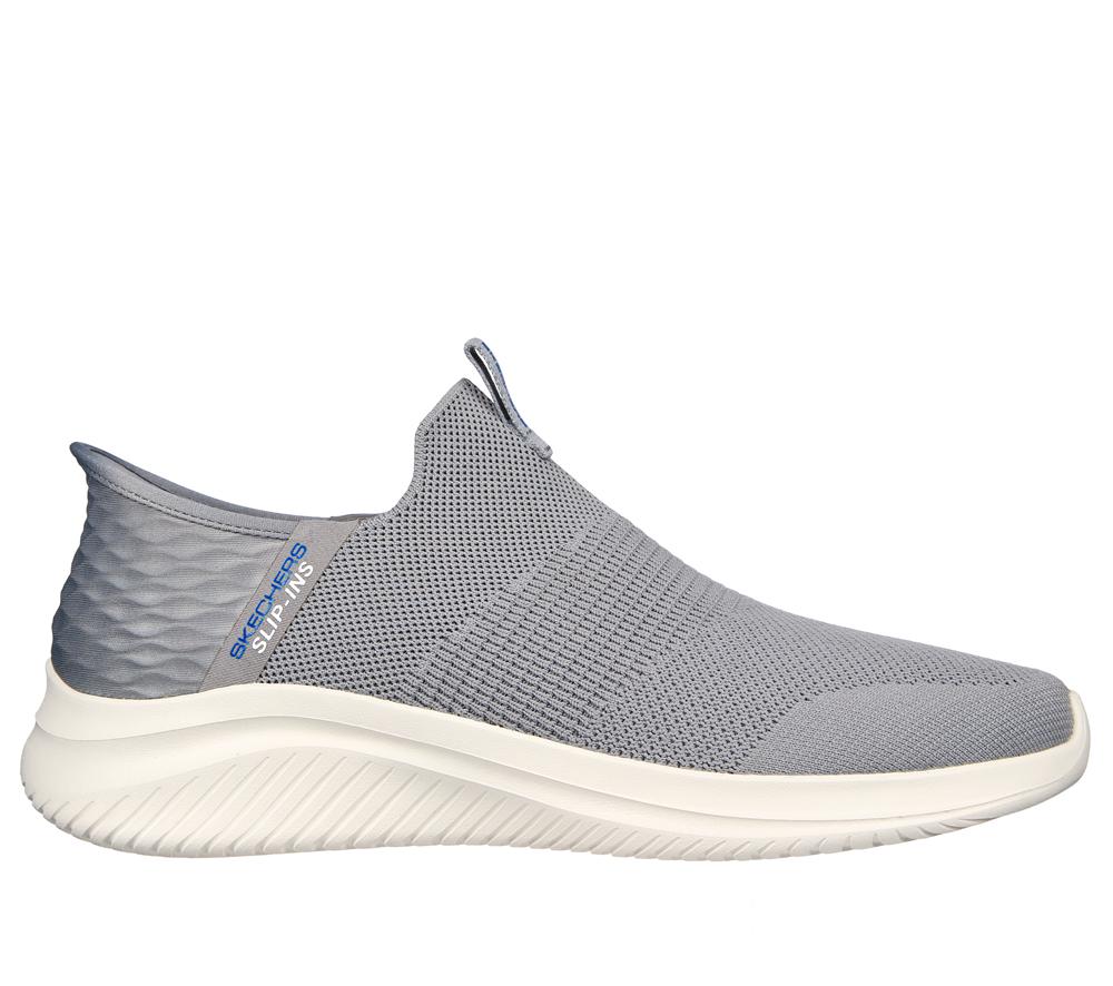 Men Skechers Slip-ins: Ultra Flex 3.0 - Smooth Step Slip On Shoes Grey  USA |  3586-FOMDL