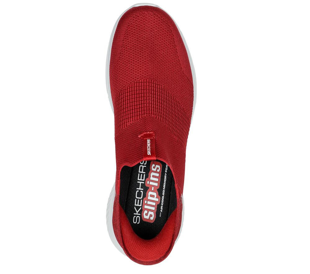 Men Skechers Slip-ins: Ultra Flex 3.0 - Smooth Step Slip On Shoes Burgundy  USA |  1390-WCDYZ