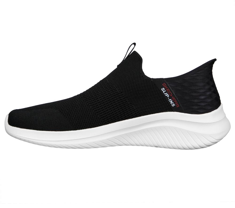 Men Skechers Slip-ins: Ultra Flex 3.0 - Smooth Step Hands Free Slip Ins Black  USA |  8731-FCOIL