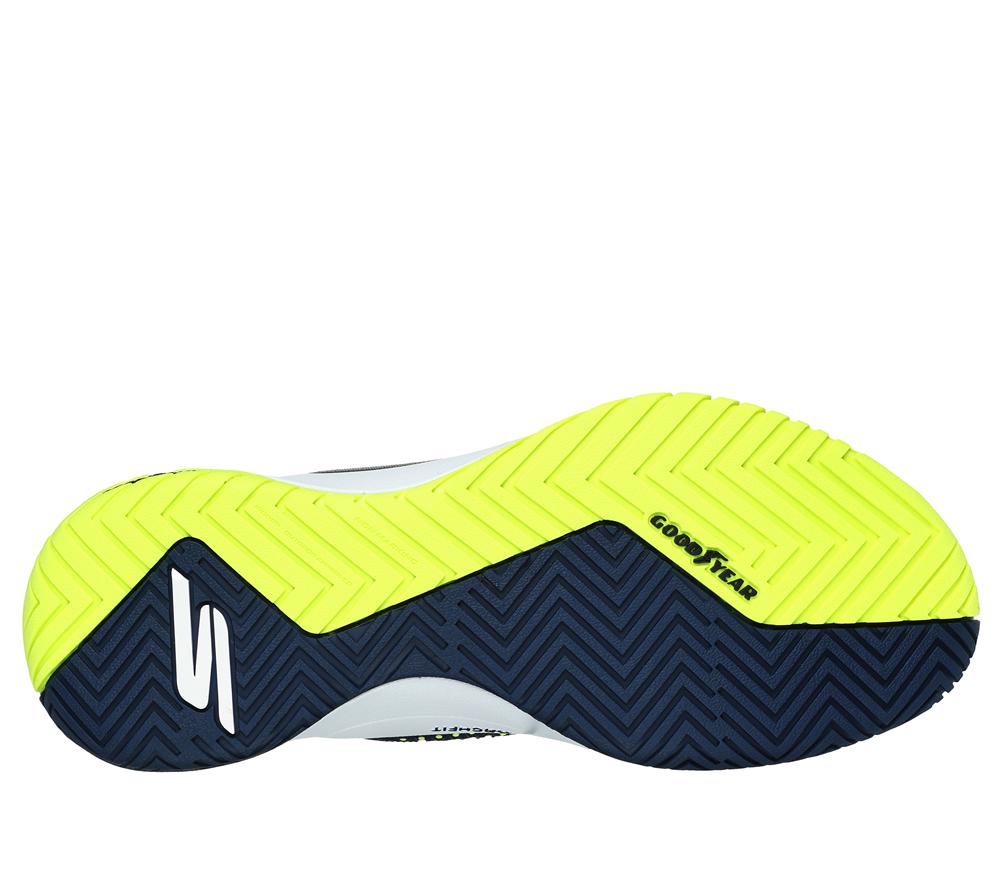 Men Skechers Slip-ins: Viper Court Elite Hands Free Slip Ins Navy / Yellow  USA |  1905-WJVQE