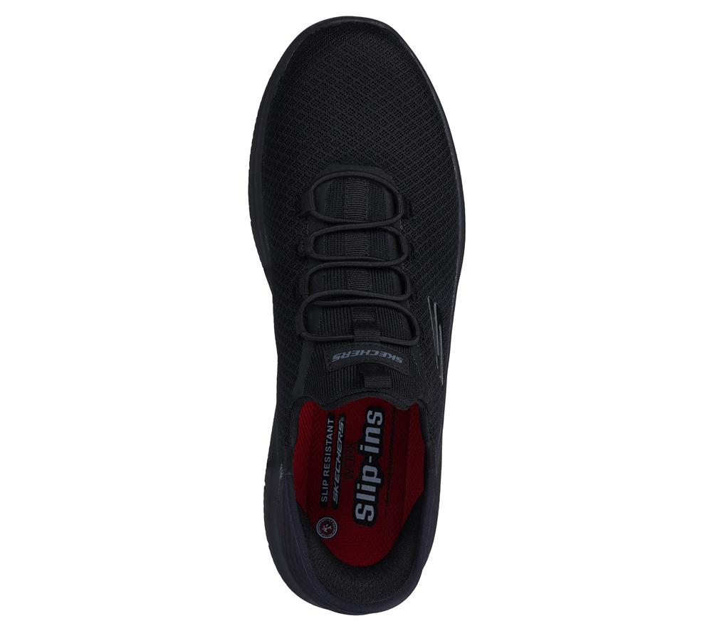 Men Skechers Slip-ins Work Slip-Resistant: Summits - Colsin Work Shoes Black  USA |  5361-HZROW