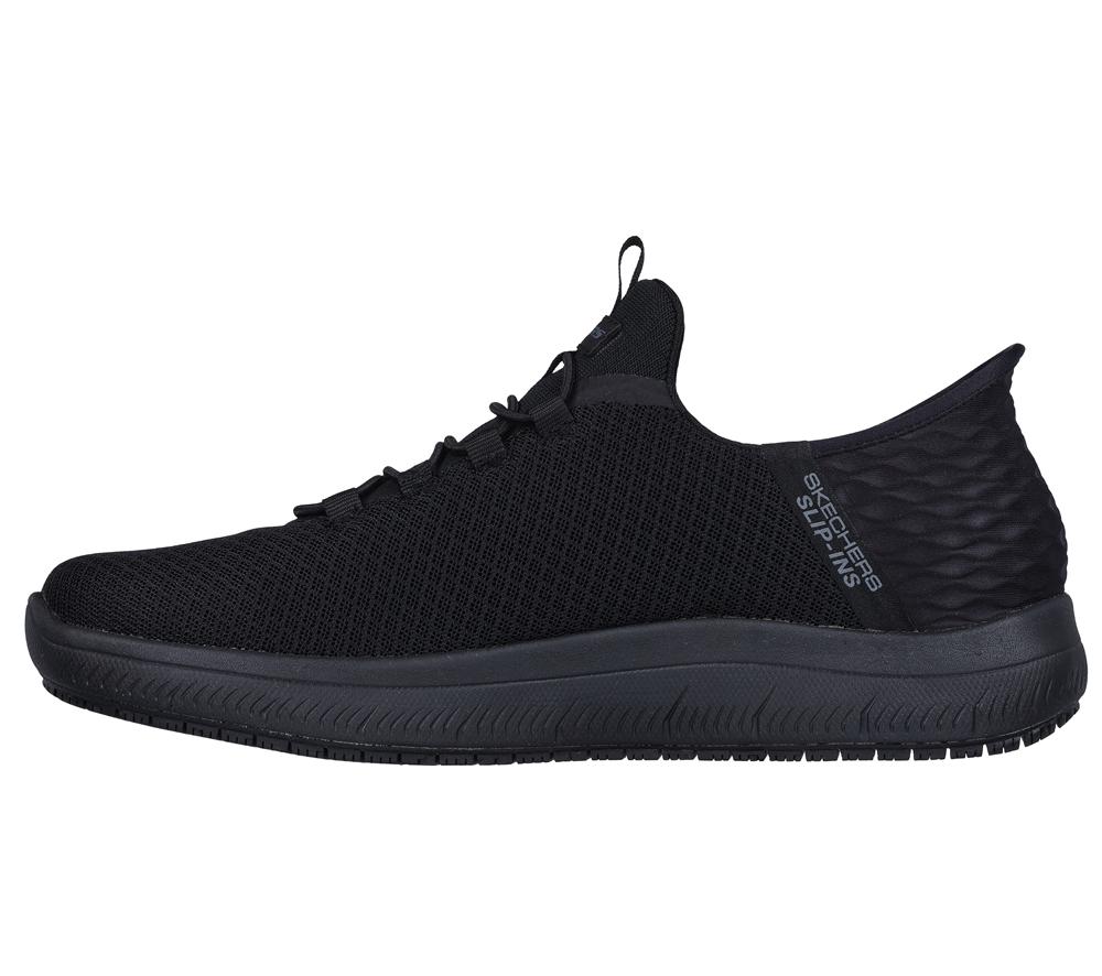 Men Skechers Slip-ins Work Slip-Resistant: Summits - Colsin Hands Free Slip Ins Black  USA |  0397-IBGPW