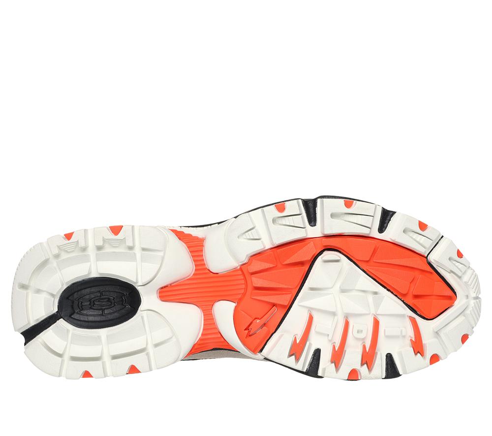 Men Skechers Snoop Dogg: Stamina - Snoop '91 Sneakers Grey / Orange  USA |  4968-ZQHBN