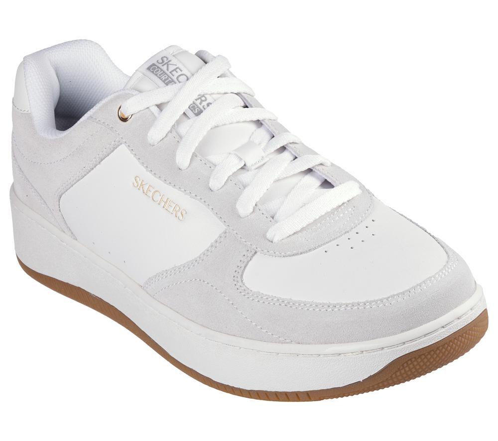 Men Skechers Sport Court 2.0 - Yaros Sneakers White / Natural  USA |  9702-YQOGH