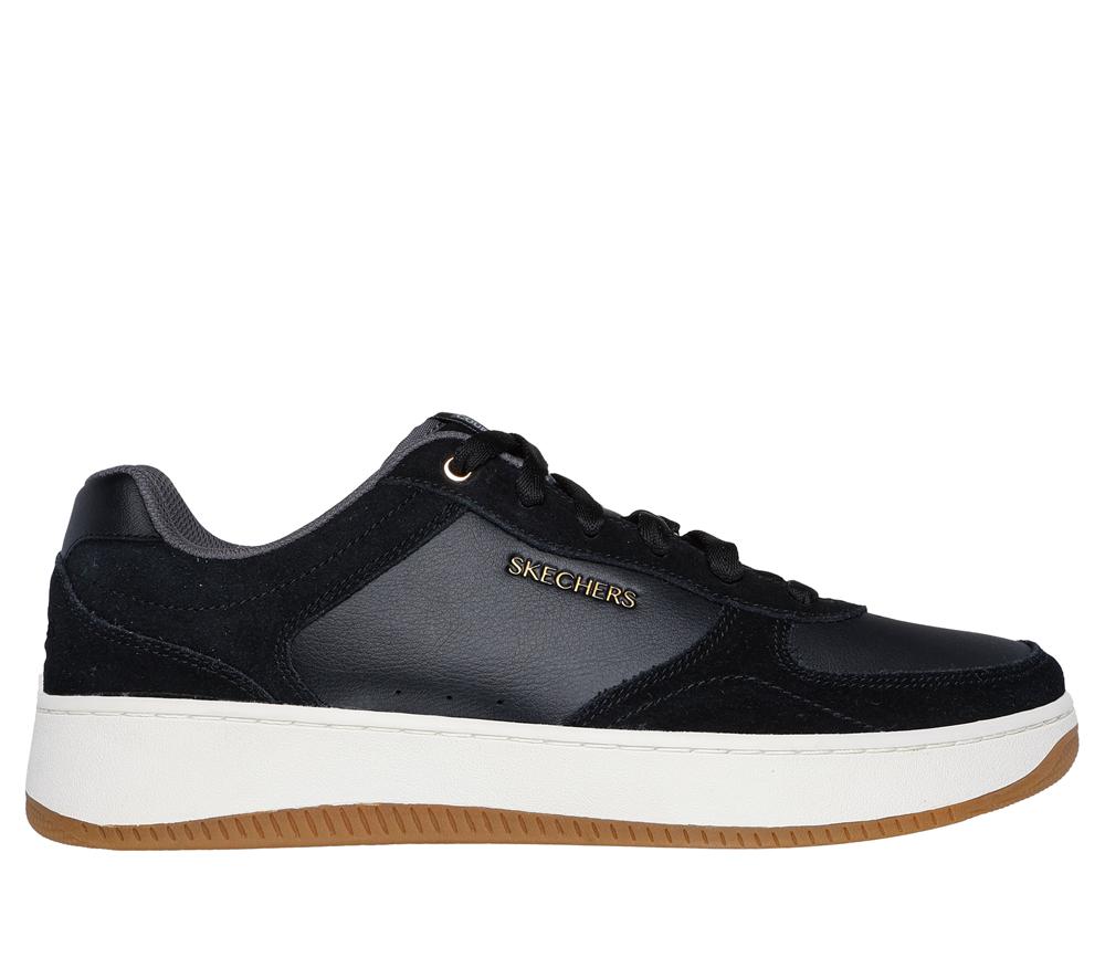 Men Skechers Sport Court 2.0 - Yaros Sneakers Black / Natural  USA |  0314-YXEWM