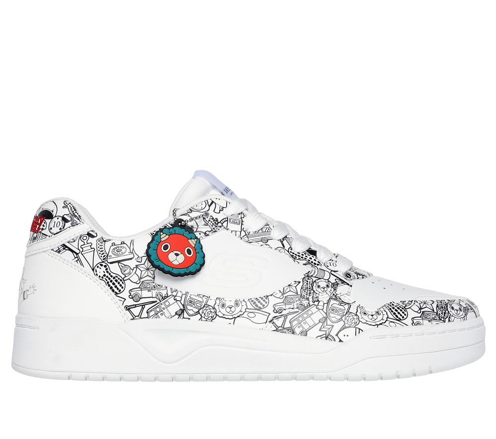 Men Skechers Spy x Family: Koopa - Spy x Family Sneakers White  USA |  7814-JLEZC