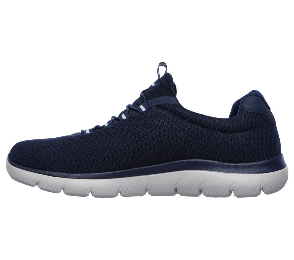 Men Skechers Summits Slip On Shoes Navy  USA |  6874-VKMXB
