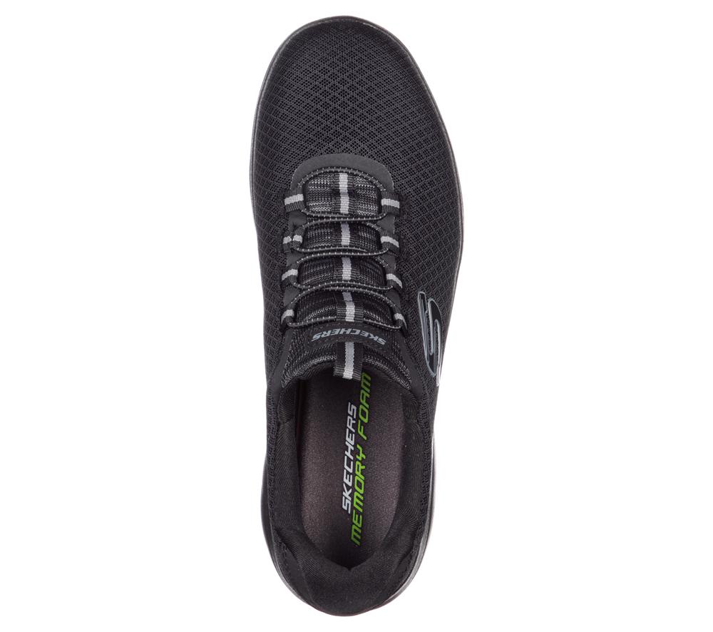Men Skechers Summits Sneakers Black  USA |  2385-ASVBX