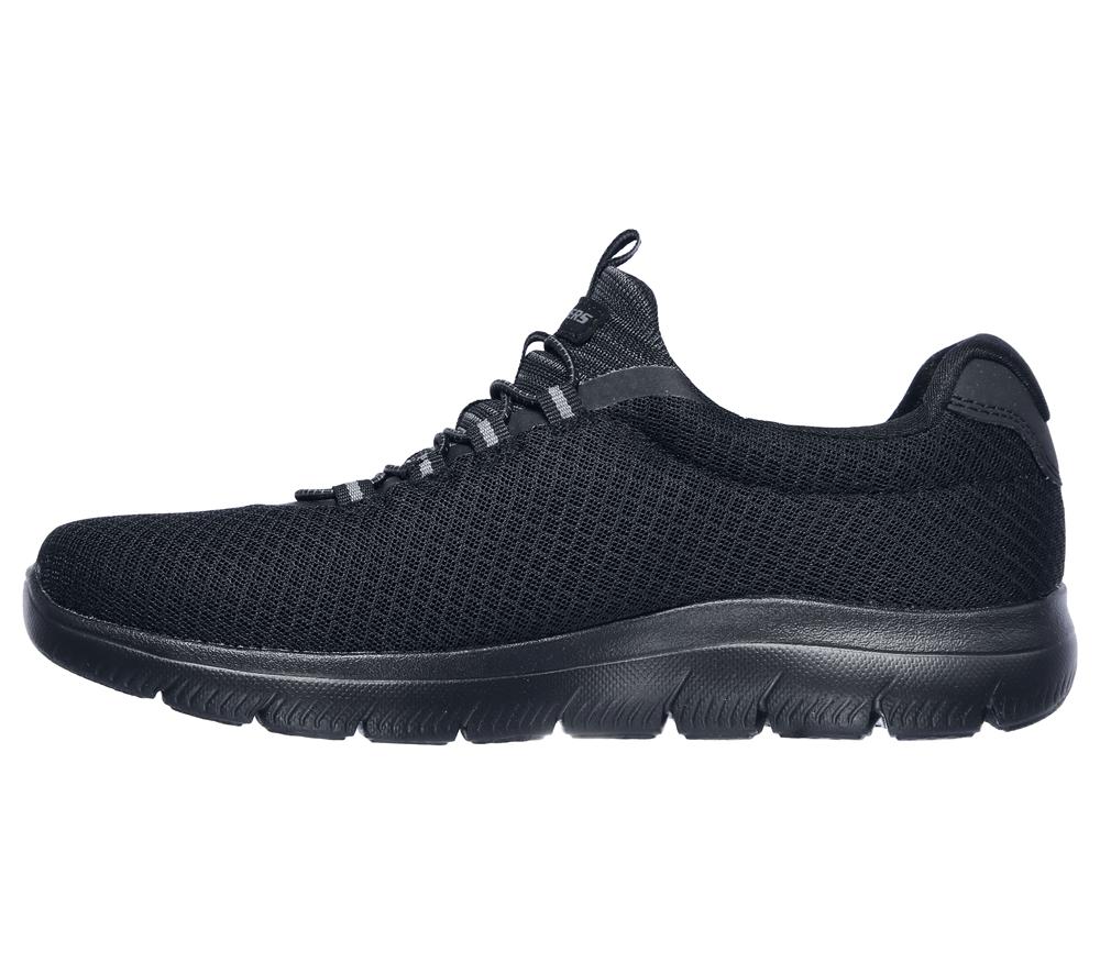 Men Skechers Summits Sneakers Black  USA |  2385-ASVBX