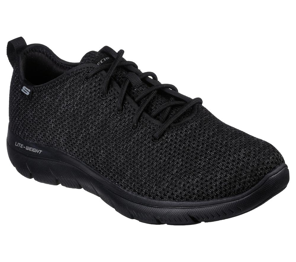 Men Skechers Summits - Doharis Sneakers Black  USA |  0461-AWDFU