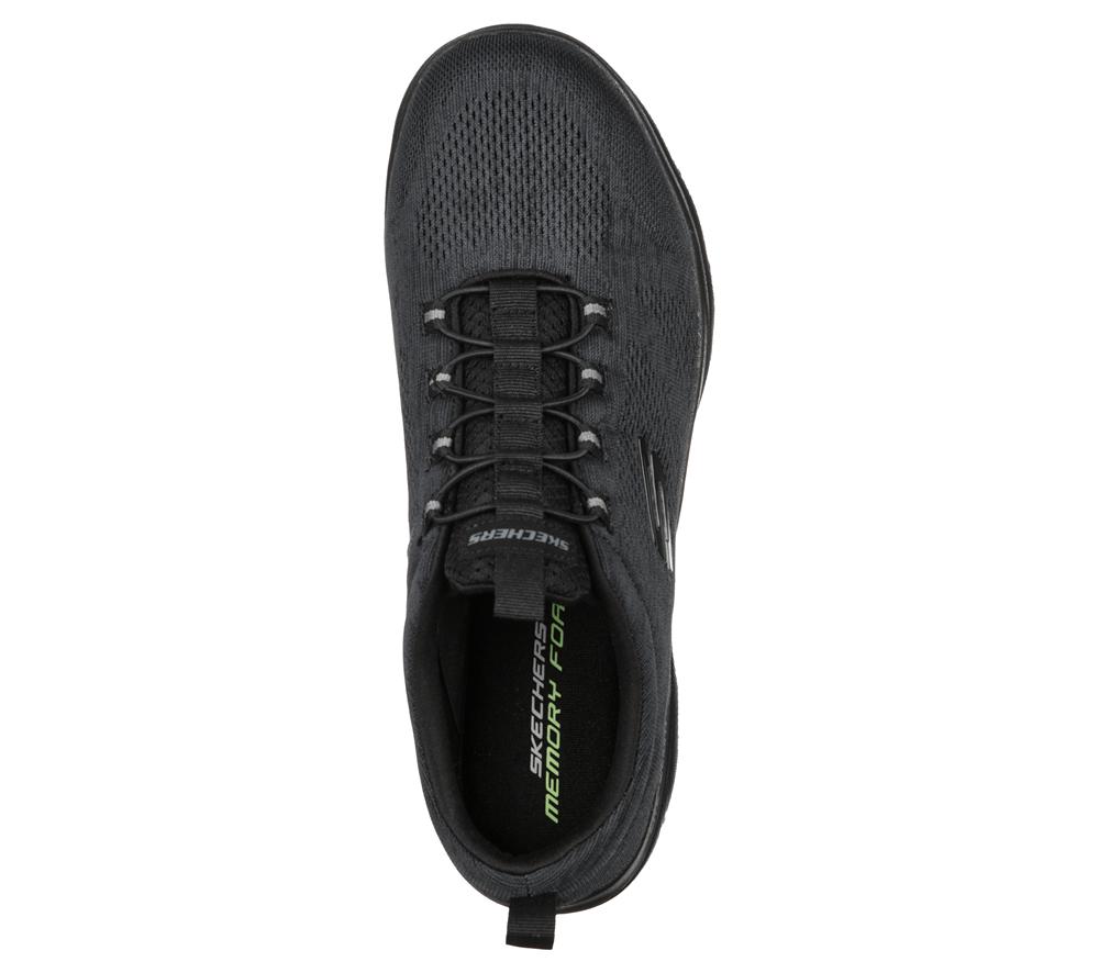 Men Skechers Summits - Louvin Sneakers Black  USA |  0521-FCTIL