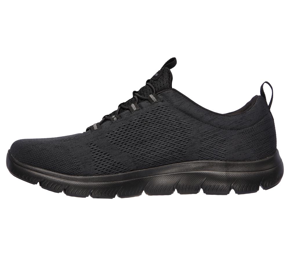Men Skechers Summits - Louvin Sneakers Black  USA |  0521-FCTIL