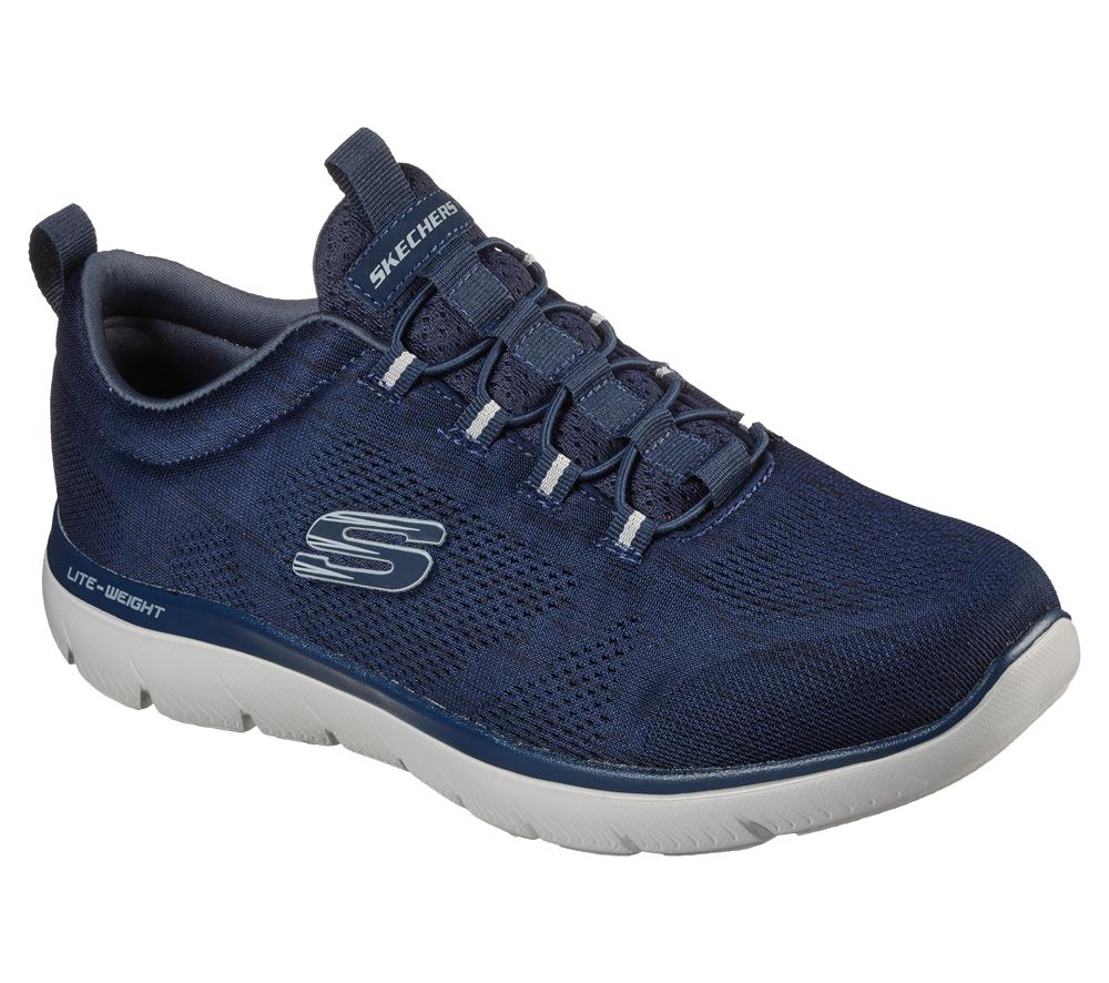 Men Skechers Summits - Louvin Sneakers Navy  USA |  2354-FTBRV