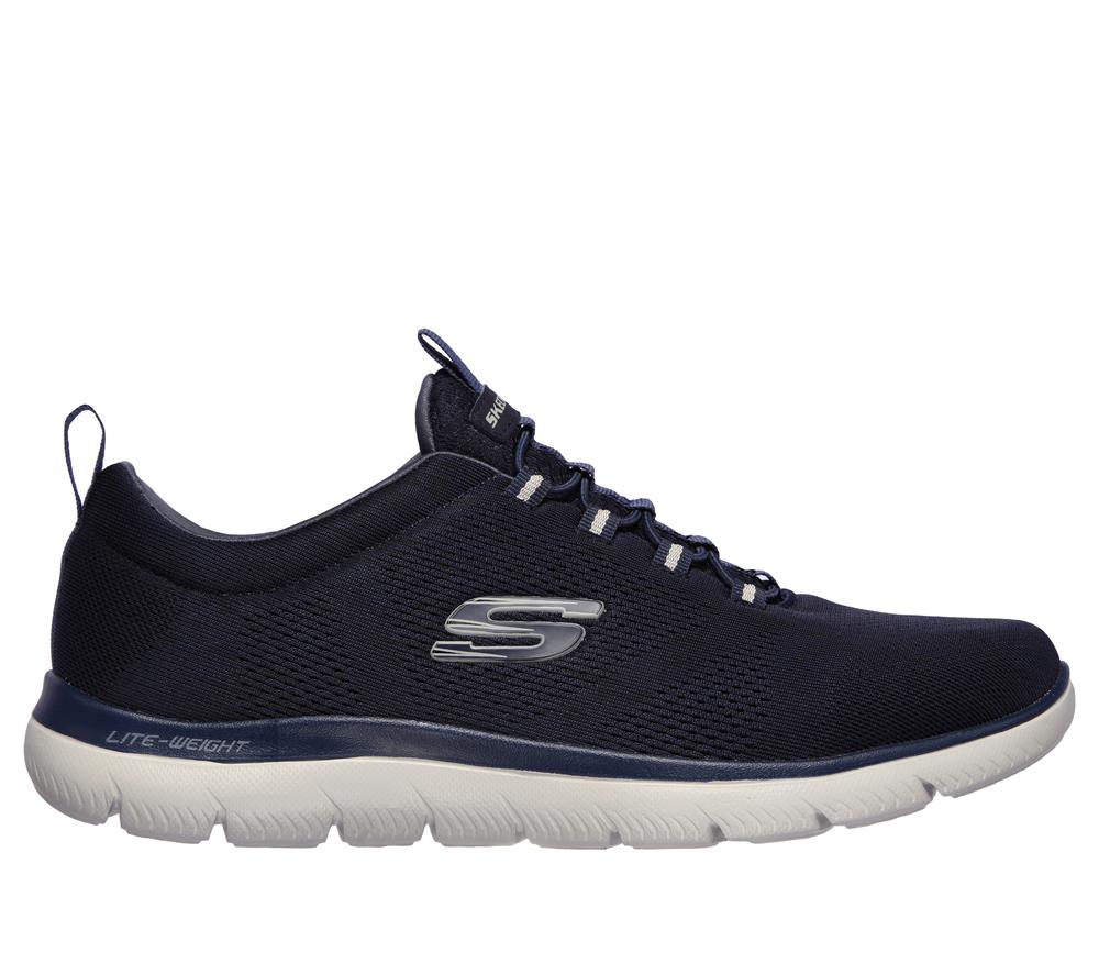 Men Skechers Summits - Louvin Sneakers Navy  USA |  2354-FTBRV
