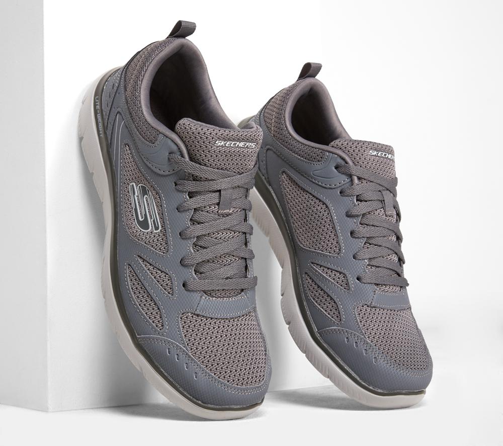 Men Skechers Summits - South Rim Sneakers Charcoal  USA |  2754-SVNKZ