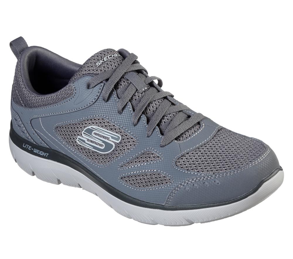 Men Skechers Summits - South Rim Sneakers Charcoal  USA |  2754-SVNKZ