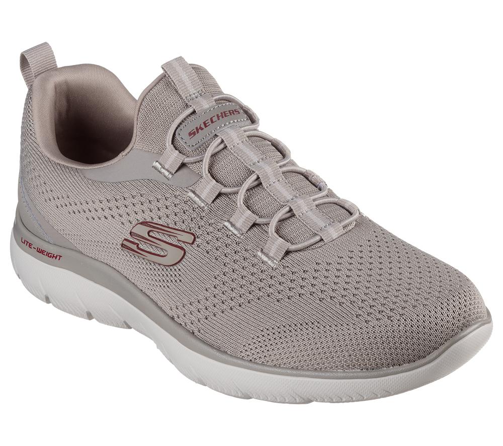 Men Skechers Summits - Tallo Sneakers Taupe Brown  USA |  4752-PQNDJ