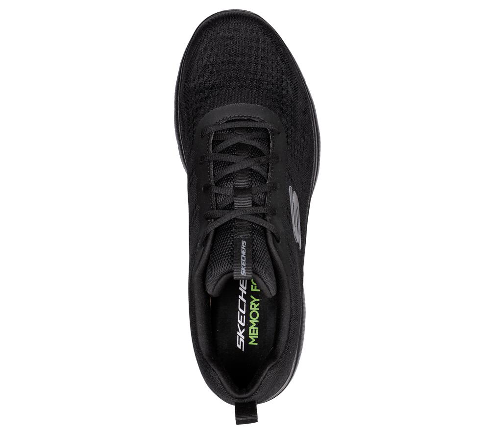 Men Skechers Summits - Torre Sneakers Black  USA |  4681-RUKHP