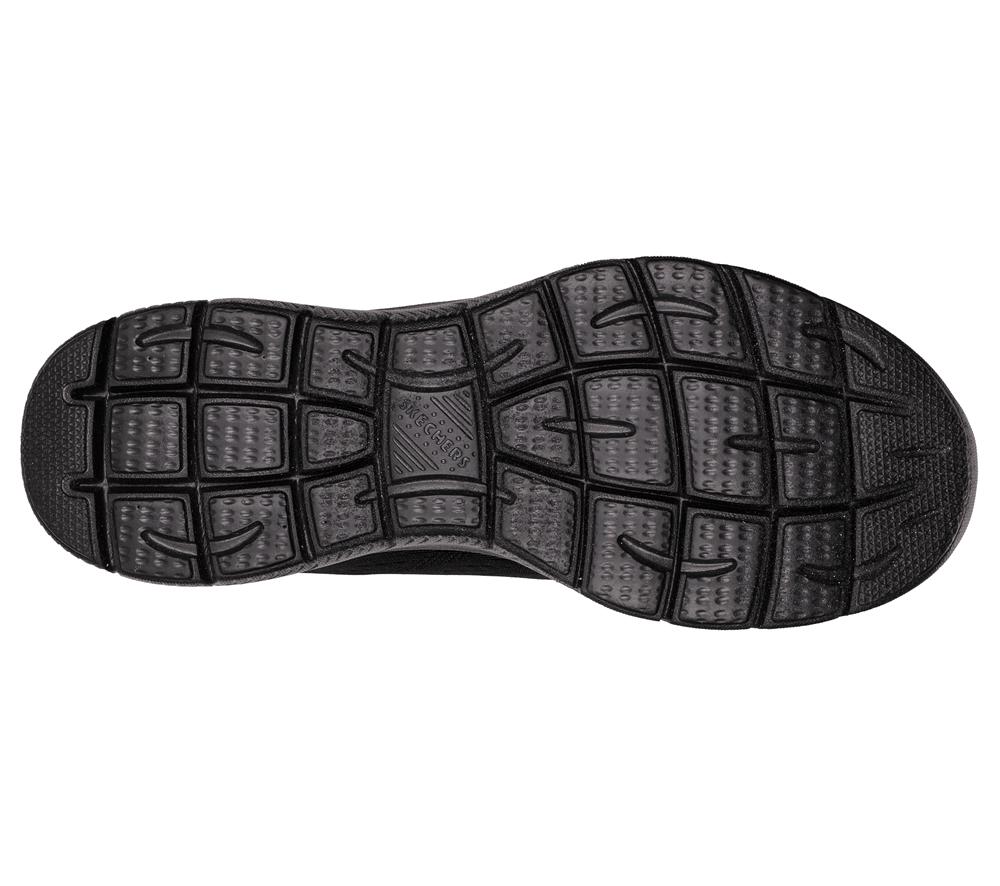 Men Skechers Summits - Torre Sneakers Black  USA |  4681-RUKHP