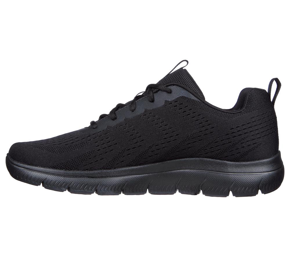 Men Skechers Summits - Torre Sneakers Black  USA |  4681-RUKHP