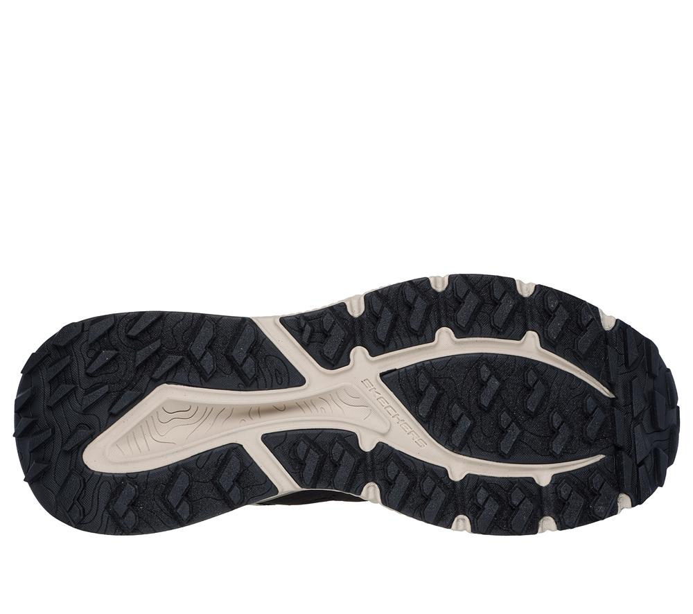 Men Skechers Switch Back - Venture Seeker Lace Up Black / Taupe  USA |  2346-IRJMH