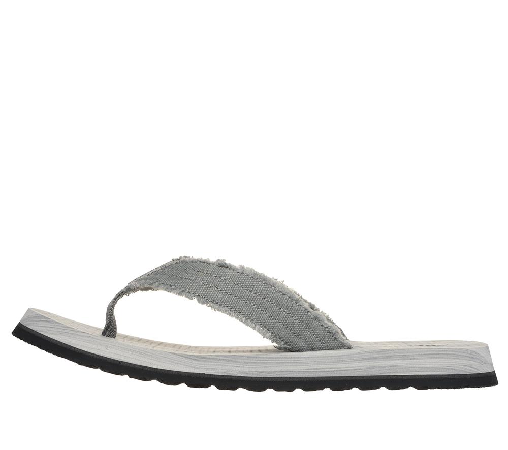 Men Skechers Tantric - Fritz Canvas Shoes Grey  USA |  6587-EBYIZ