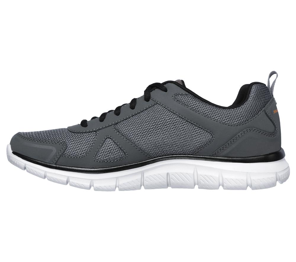 Men Skechers Track Lace Up Charcoal / Black  USA |  5942-USGEB