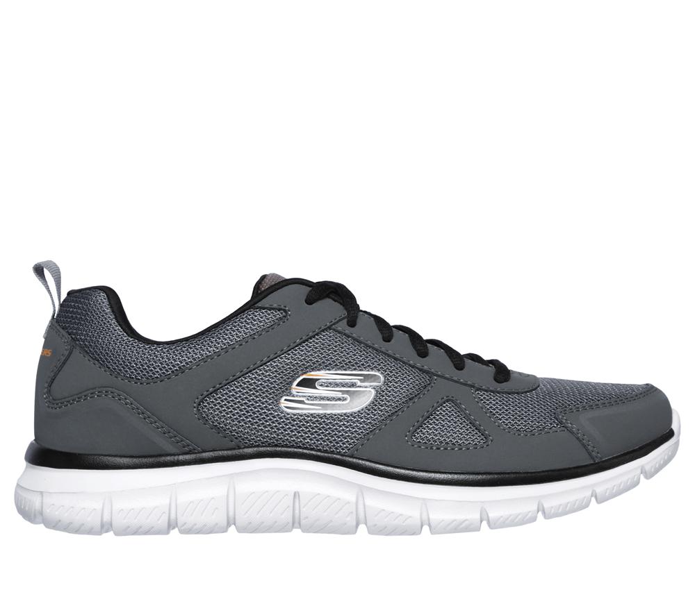 Men Skechers Track Lace Up Charcoal / Black  USA |  5942-USGEB